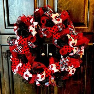 Ladybug Wreath